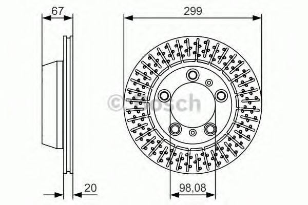 LUCAS ELECTRICAL DF 6298S гальмівний диск