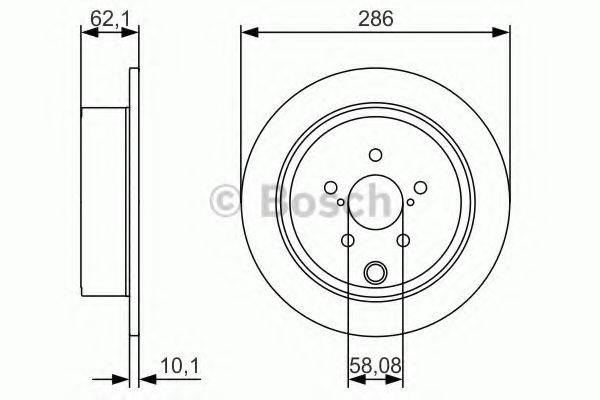 LUCAS ELECTRICAL DF 6306 гальмівний диск