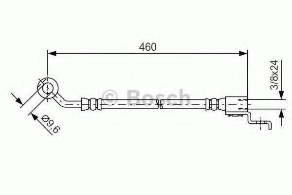 LUCAS ELECTRICAL PHD442 Гальмівний шланг