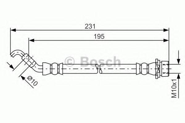 LUCAS ELECTRICAL PHD1166 Гальмівний шланг