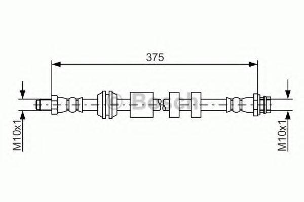 CF GOMMA 514617 Гальмівний шланг
