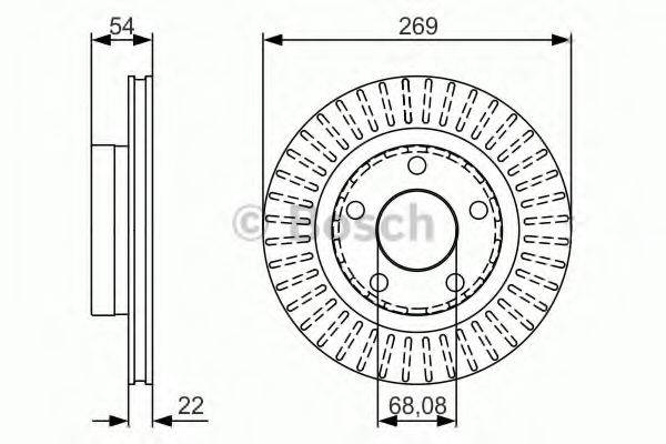 LUCAS ELECTRICAL DF 4352 гальмівний диск