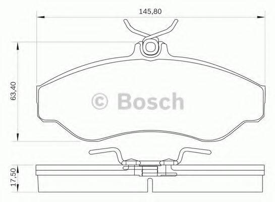 CHEVROLET 93 236 571 Комплект гальмівних колодок, дискове гальмо