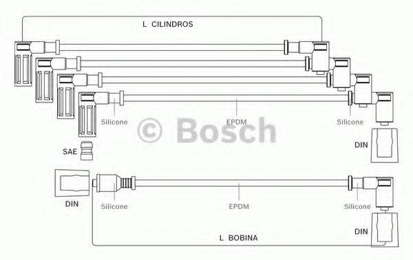 DELPHI XS10569 Провід запалювання