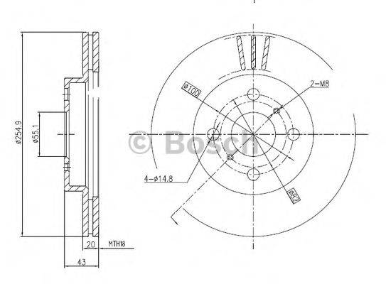 BOSCH 0 986 BB4 298