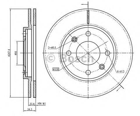 BOSCH 0 986 BB4 304