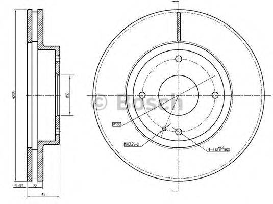 BOSCH 0 986 BB4 307