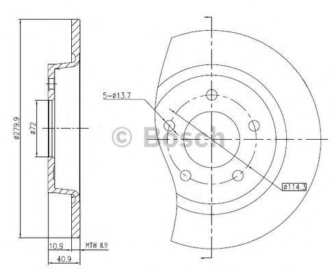 BOSCH 0 986 BB4 317