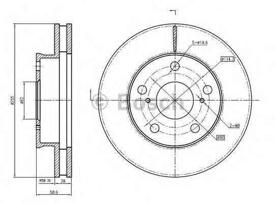 BOSCH 0 986 BB4 318