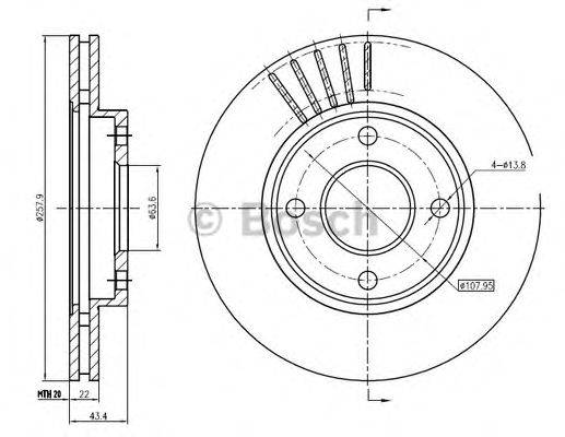 BOSCH 0 986 BB4 328
