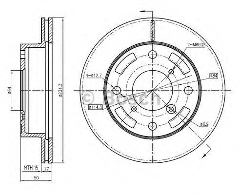 BOSCH 0 986 BB4 332