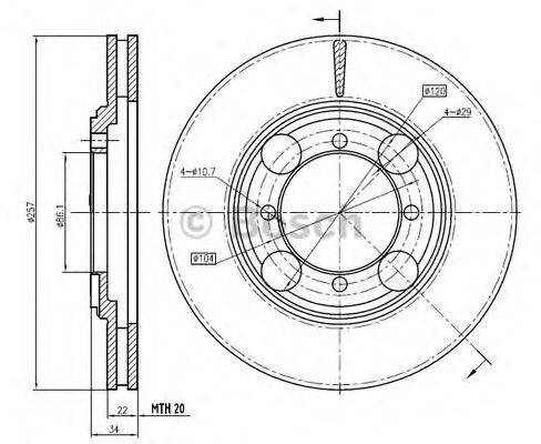 BOSCH 0 986 BB4 347