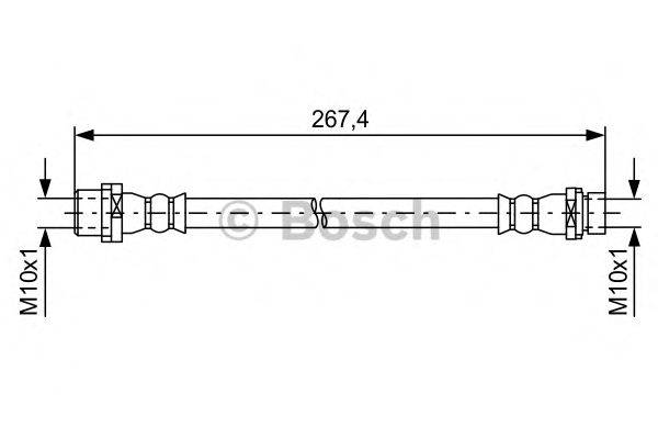 CF GOMMA 514504 Гальмівний шланг