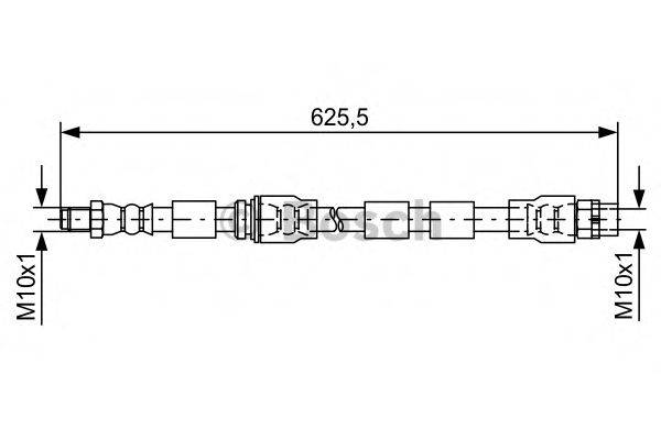 CF GOMMA 514505 Гальмівний шланг