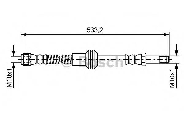CF GOMMA 514647 Гальмівний шланг