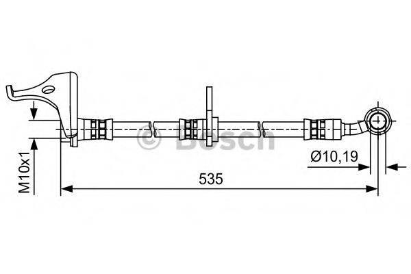 CF GOMMA 514515 Гальмівний шланг