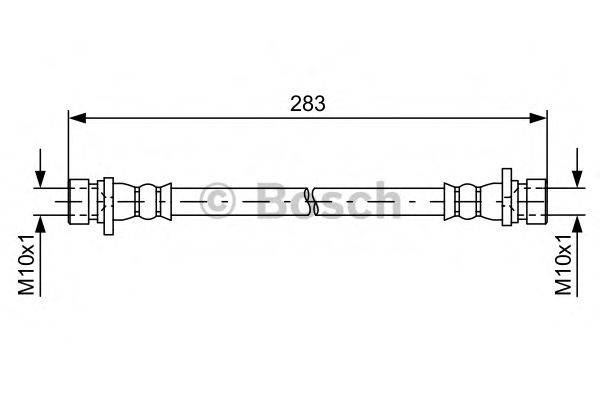 HONDA 01466-TF0-000 Гальмівний шланг