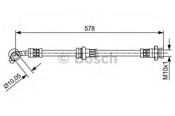 LUCAS ELECTRICAL PHD1226 Гальмівний шланг