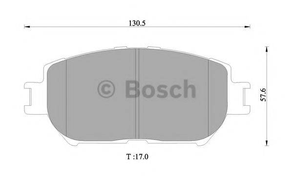 TOYOTA 04465-68010 Комплект гальмівних колодок, дискове гальмо