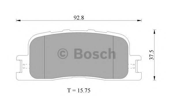 LEXUS 04466 33140 Комплект гальмівних колодок, дискове гальмо