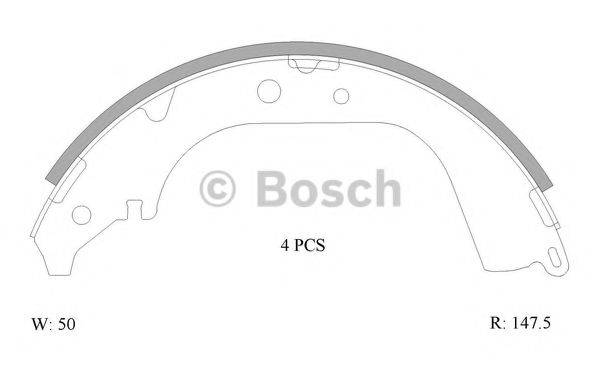 TOYOTA 04497 35061 Комплект гальмівних колодок