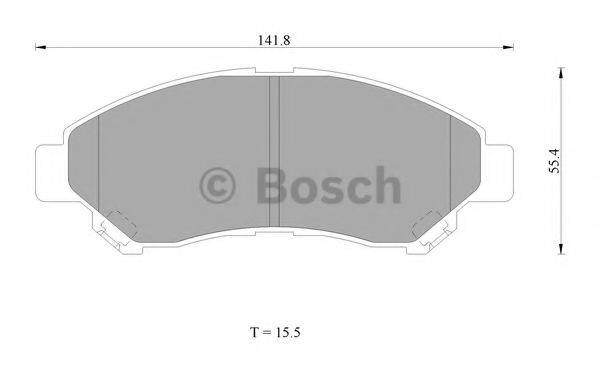 TOYOTA 04465-BZ131 Комплект гальмівних колодок, дискове гальмо