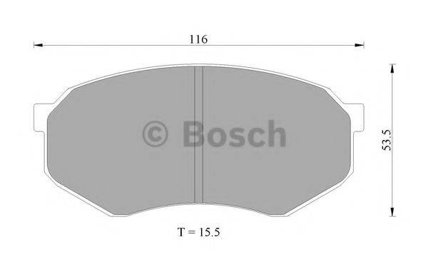 TOYOTA 0446522090 Комплект гальмівних колодок, дискове гальмо