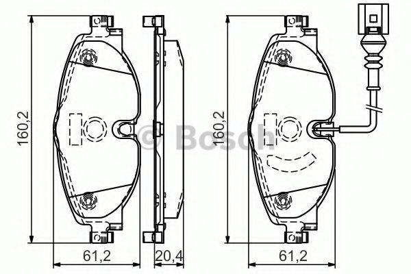 BOSCH 0 986 TB3 166