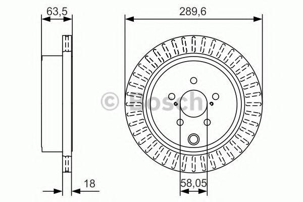 LUCAS ELECTRICAL DF 4875 гальмівний диск