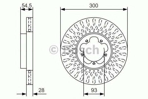 BOSCH BD 2012 гальмівний диск