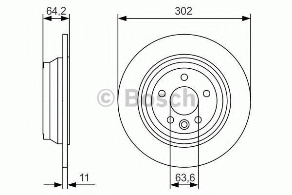 LAND ROVER LR039935 гальмівний диск