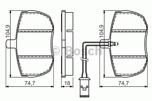 LAND ROVER SFP500220 Комплект гальмівних колодок, дискове гальмо
