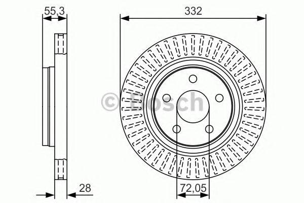 JEEP 68040 177AA гальмівний диск