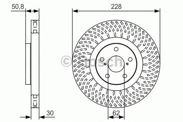 BOSCH BD1829 гальмівний диск