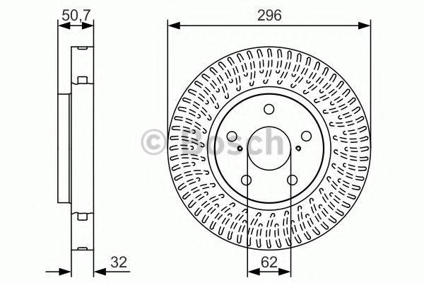 TOYOTA 43516 30010 гальмівний диск