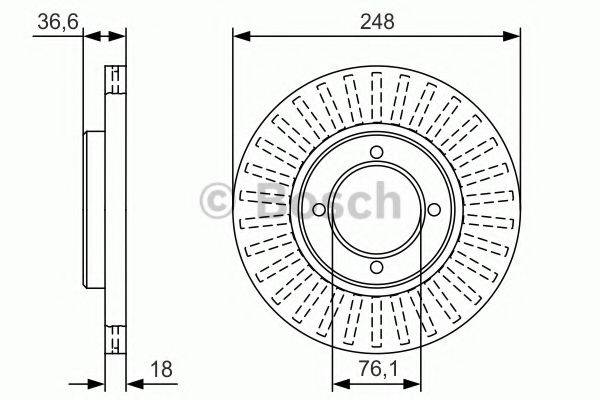 TOYOTA 43512 22070 гальмівний диск