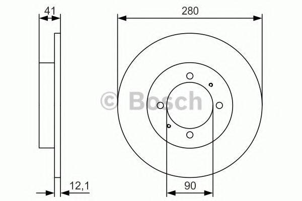 PROTON PW823053 гальмівний диск