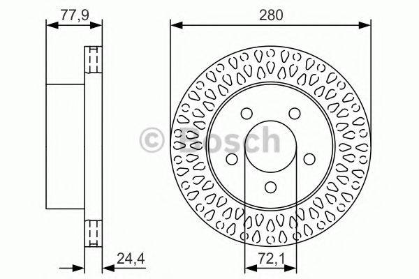 JEEP 5016 434AA гальмівний диск