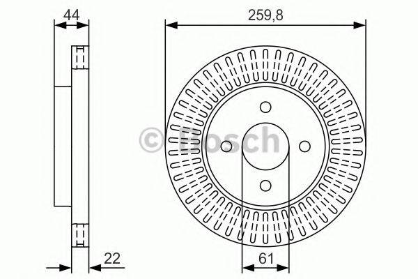 NISSAN 402061HL0A гальмівний диск
