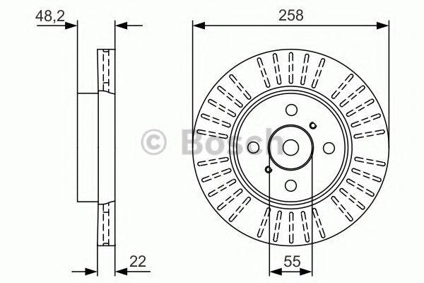 TOYOTA 4351212390 гальмівний диск