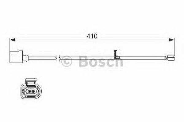PORSCHE 955 612 365 81 Сигналізатор, знос гальмівних колодок
