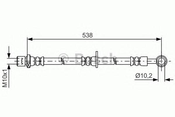 PEX 58928 Гальмівний шланг
