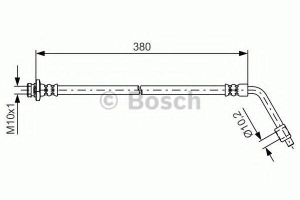 TRW PHD7073 Гальмівний шланг
