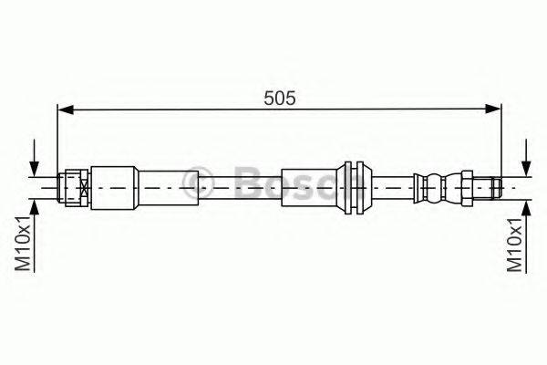LPR 6T48596 Гальмівний шланг