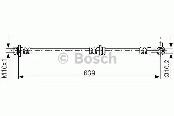 LUCAS ELECTRICAL PHD1225 Гальмівний шланг
