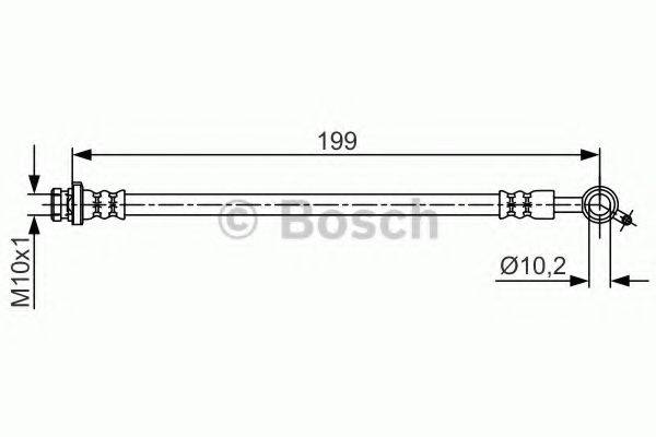 LUCAS ELECTRICAL PHD1224 Гальмівний шланг