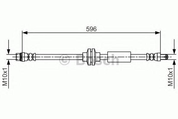 OPEL 95513855 Гальмівний шланг