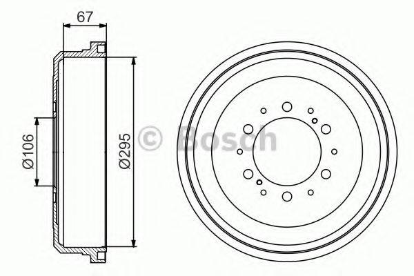 LUCAS ELECTRICAL DB4147 Гальмівний барабан