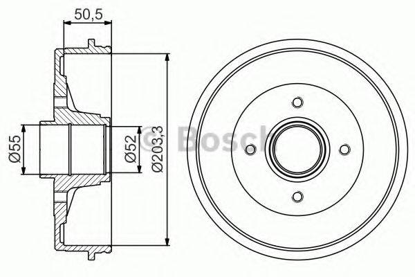 LUCAS ELECTRICAL DB4212 Гальмівний барабан