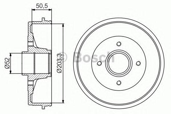 LUCAS ELECTRICAL DB 4214MR Гальмівний барабан